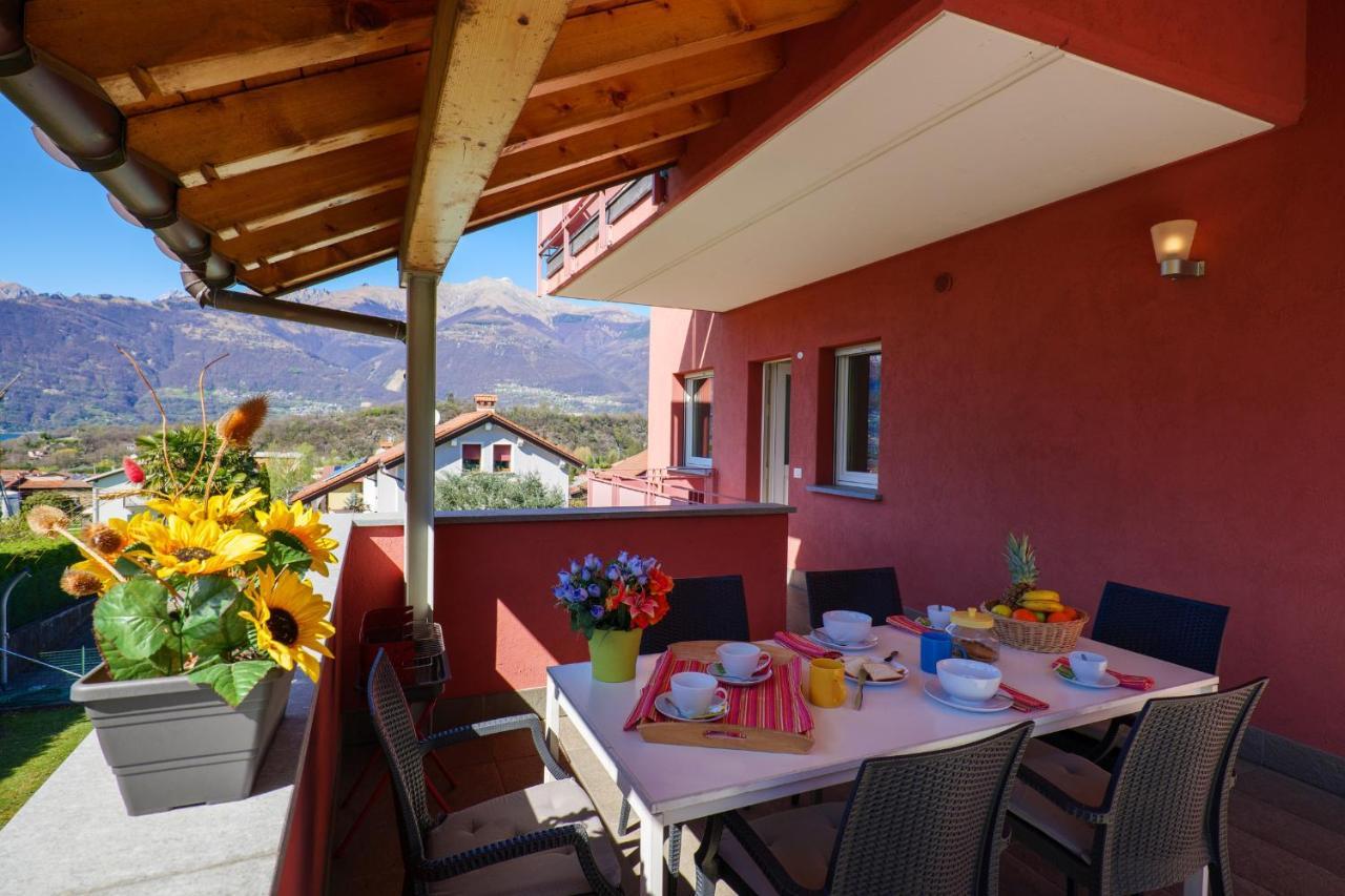 Residence Girasole Casa Rossa B Colico Eksteriør bilde